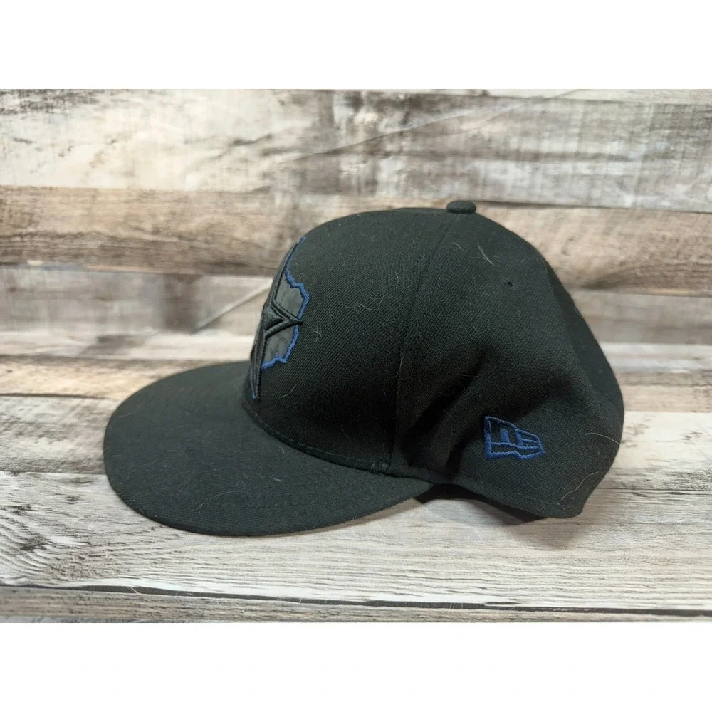 NFL New Era Dallas Cowboys Dallas‎ State Hat Size 7 3/4 Fitted Black